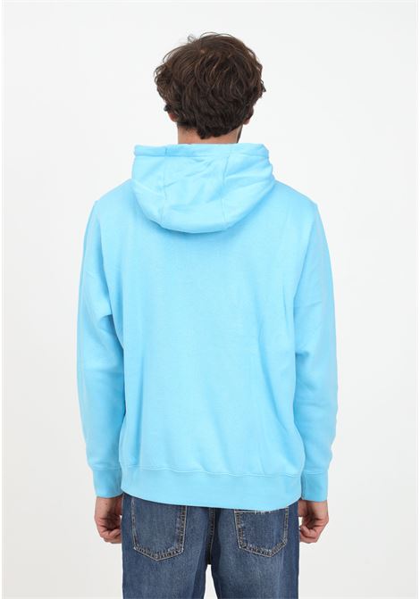 Light blue sweatshirt with hood and logo for men and women NIKE | BV2973499