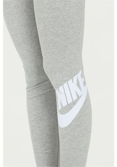 Gray leggings for women with logo print NIKE | CZ8528063