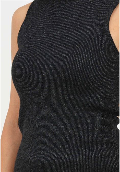 Maglia a collo alto nero da donna con dettagli luccicanti ONLY | 15337516Black