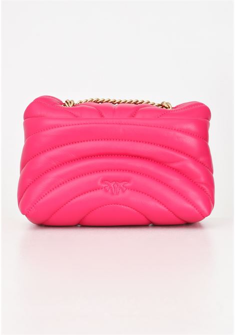 Borsa a tracolla Mini Love Bag Puff fucsia da donna PINKO | 100039-A1EXN17Q