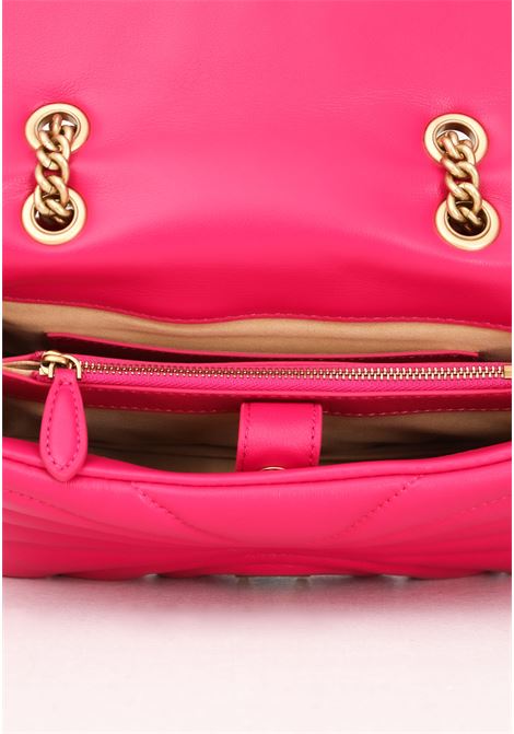 Borsa a tracolla Mini Love Bag Puff fucsia da donna PINKO | 100039-A1EXN17Q