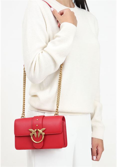 Borsa a tracolla Mini Love Bag Icon rossa da donna PINKO | 100059-A0F1R30Q