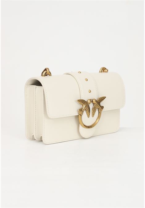 Love One Mini ivory women's shoulder bag PINKO | 100059-A0F1Z14Q