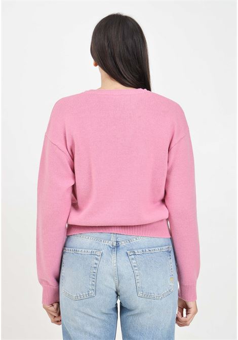 Pink Burgos crew neck sweater for women PINKO | 100414-Y7Z4NL1