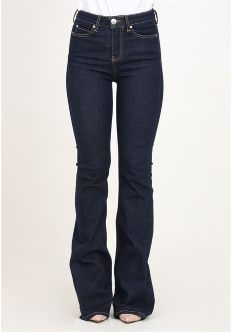 Flora jeans in dark denim for women PINKO | 100561-A20NPJA