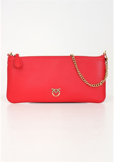 Borsa a spalla Horizontal Flat Bag rossa da donna PINKO | 102747-A0F1R30Q