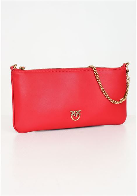 Borsa a spalla Horizontal Flat Bag rossa da donna PINKO | 102747-A0F1R30Q