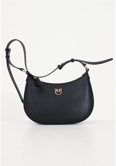 Borsa a spalla Mini Love Bag Half Moon nera da donna PINKO | 102790-A0F1Z99Q