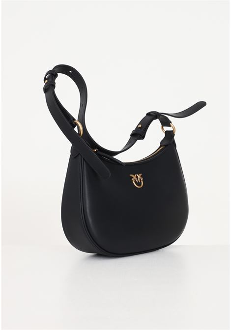 Mini Love Bag Half Moon black shoulder bag for women PINKO | 102790-A0F1Z99Q