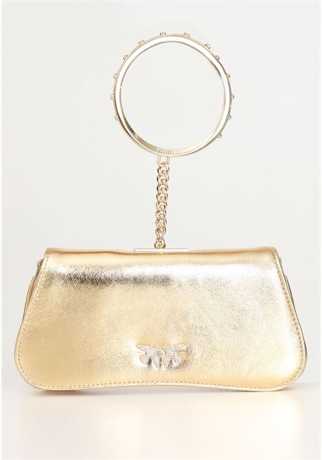 Marpesia gold clutch bag for women PINKO | 103516-A1WEZZLY