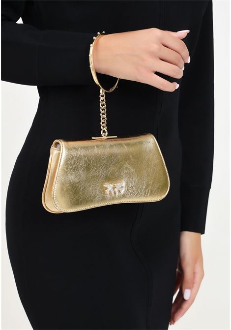 Marpesia gold clutch bag for women PINKO | 103516-A1WEZZLY
