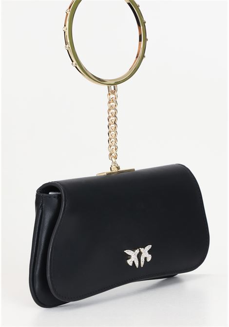 Black Marpesia clutch bag for women PINKO | 103516-A1YVZ99Y