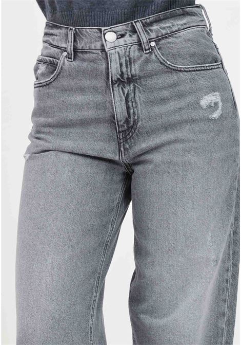 Jeans Estelle EGG-FIT in denim grigio da donna PINKO | 103857-A20TPJS