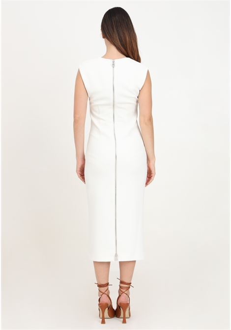 Ivory Valensole midi dress for women PINKO | 103960-A20AZ10