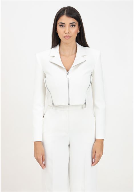 White Frejus short jacket for women PINKO | 104067-A20AZ10