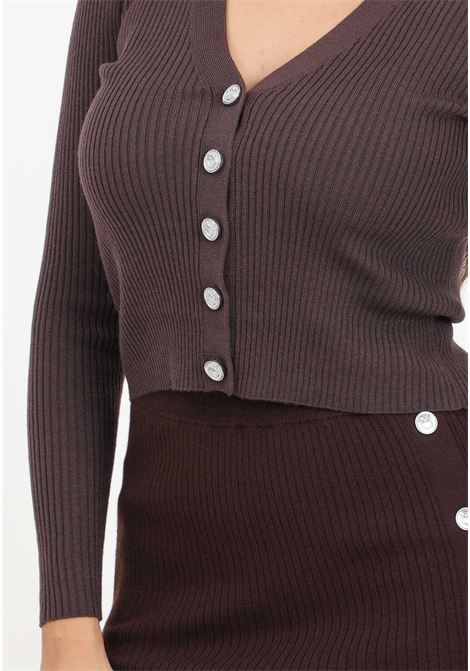 Brown Tilacino cardigan for women PINKO | 104247-A18MM28