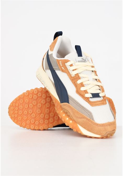 Sneakers Blktop Rider Preppy panna, blu e arancio da uomo PUMA | 39587505