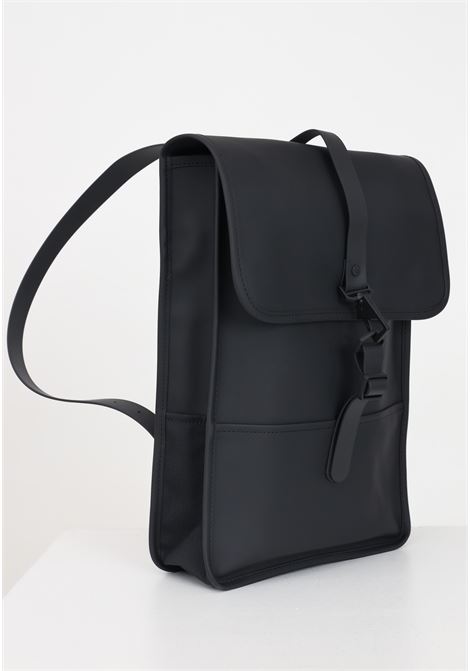 Zaino Puffed Backpack Mini nero per uomo e donna RAINS | RA13020BLA