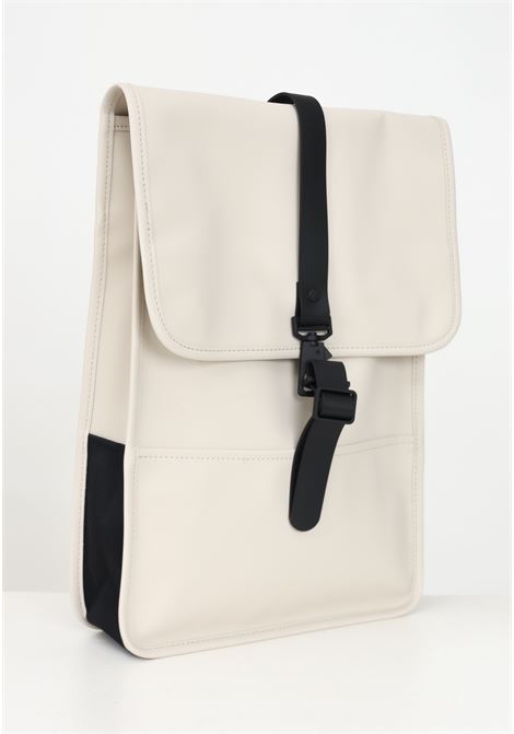 Zaino Puffed Backpack Mini avorio per uomo e donna RAINS | RA13020DUN