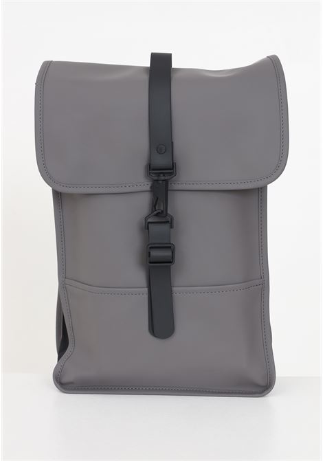 Zaino Puffed Backpack Mini grigio per uomo e donna RAINS | RA13020GRY