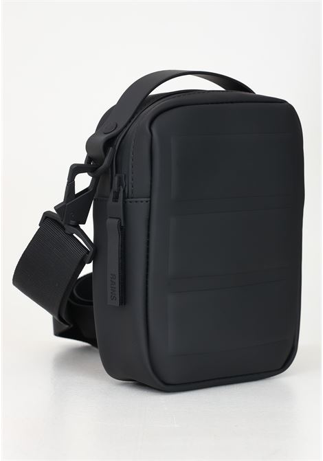 Borsa a tracolla Shield Reporter Box Bag nera per uomo e donna RAINS | RA14960BLA