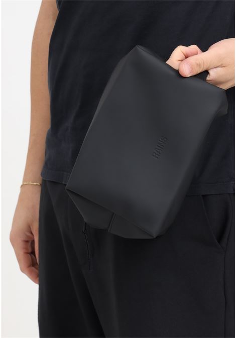 Pochette Wash Bag Small nera per uomo e donna RAINS | RA15580BLA