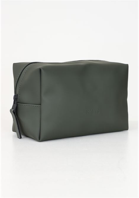 Pochette Wash Bag Small verde per uomo e donna RAINS | RA15580GRE