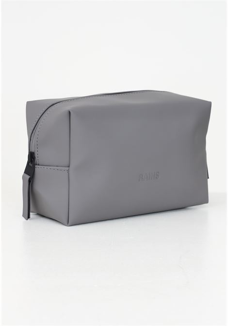 Pochette Wash Bag Small grigia per uomo e donna RAINS | RA15580GRY