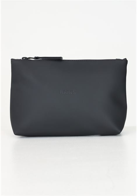 Pochette Cosmetic Bag nera per uomo e donna RAINS | RA15600BLA