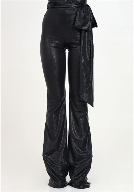 Pantalone elegante nero da donna effetto pelle SHIT | SH2425028NERO