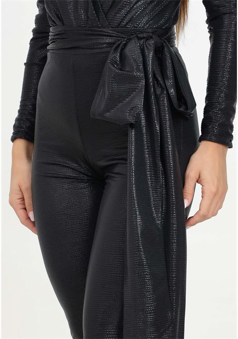 Pantalone elegante nero da donna effetto pelle SHIT | SH2425028NERO