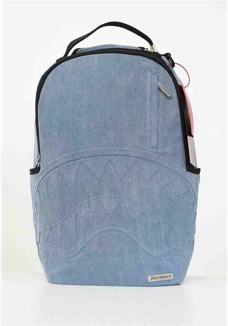 Zaino STONE WASHED SHARK in denim per uomo e donna SPRAYGROUND | 910B6397NSZ.