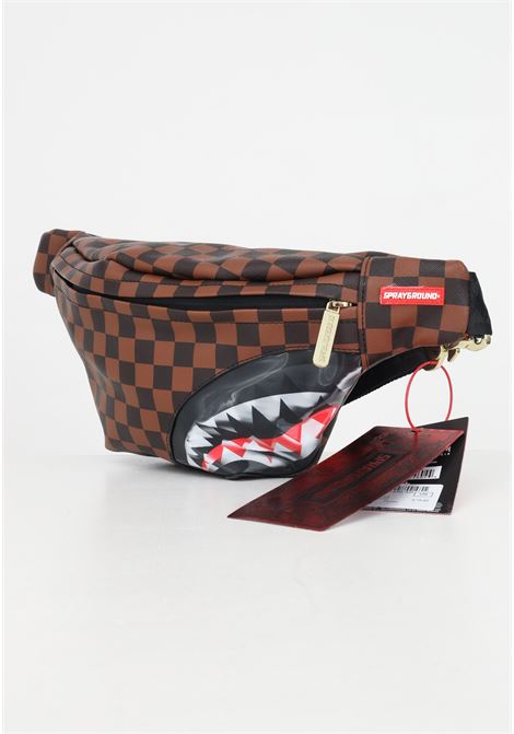 Marsupio SHARKS IN PARIS LENTICULAR CHOMP CROSSBODY SAVVY marrone per uomo e donna SPRAYGROUND | 910B6523NSZ.