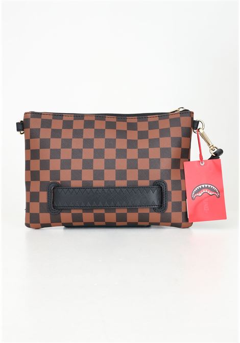 Pochette SHARKS IN PARIS LENTICULAR CHOMP CROSSOVER marrone per uomo e donna SPRAYGROUND | 910B6524NSZ.