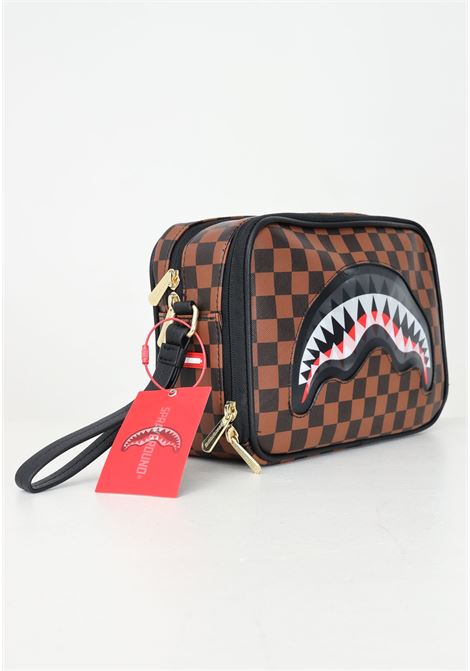 Pochette / beauty SHARKS IN PARIS LENTICULAR CHOMP TOILETRY BRICK marrone per uomo e donna SPRAYGROUND | 910B6525NSZ.