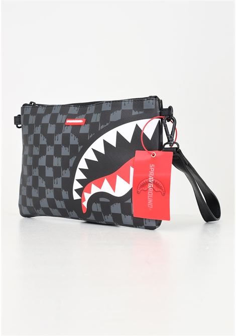 Pochette DRIP CHECK CROSSOVER nera  per uomo e donna SPRAYGROUND | 910B6571NSZ.