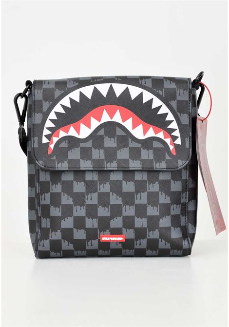 Borsa a tracolla DRIP CHECK CROSSOVER nera da uomo SPRAYGROUND | 910B6572NSZ.