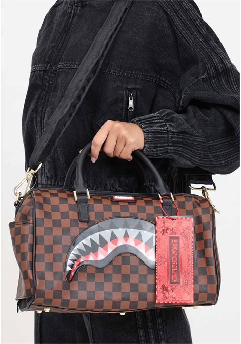 Borsa a mano SIP LENTICULAR CHOMP marrone da donna SPRAYGROUND | 910D6520NSZ.