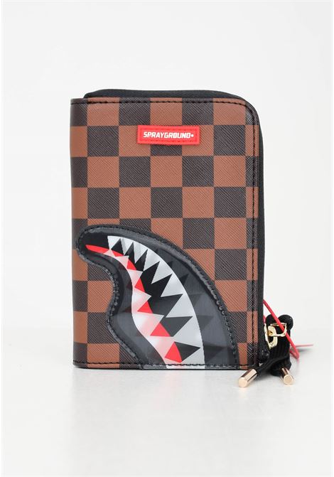 Portafogli SHARKS IN PARIS LENTICULAR CHOMP marrone per uomo e donna SPRAYGROUND | 910W6526NSZ.