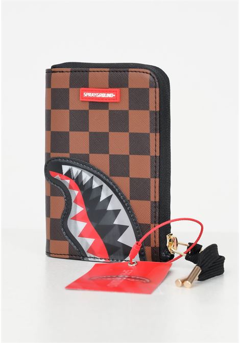 Portafogli SHARKS IN PARIS LENTICULAR CHOMP marrone per uomo e donna SPRAYGROUND | 910W6526NSZ.