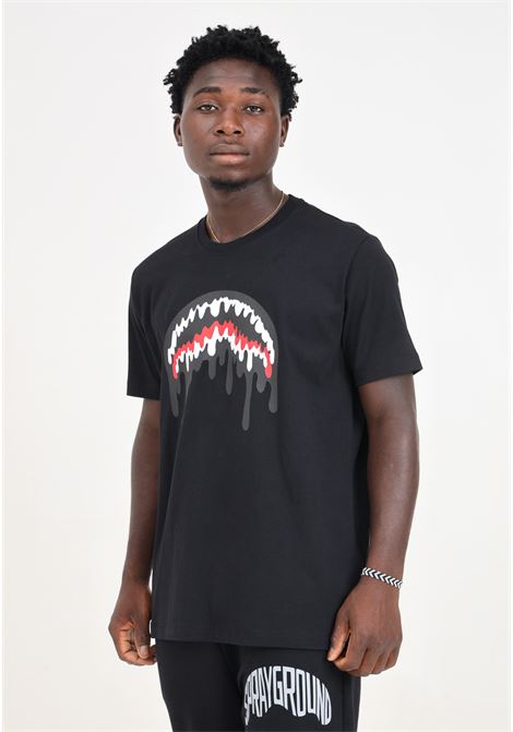 T-shirt a manica corta LOOSE SMOOTH nera da uomo SPRAYGROUND | SP290BLK.