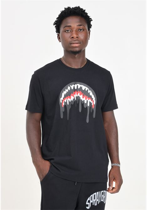 T-shirt a manica corta LOOSE SMOOTH nera da uomo SPRAYGROUND | SP290BLK.