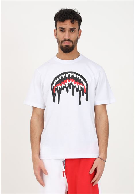 T-shirt a manica corta LOOSE SMOOTH bianca da uomo SPRAYGROUND | SP290WHT.