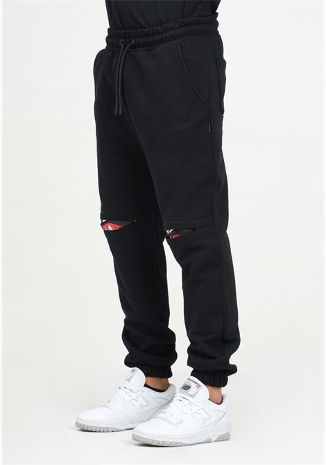 Pantalone sportivo Hidden Shark nero da uomo SPRAYGROUND | SP626.