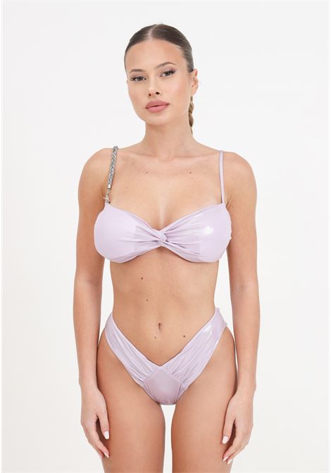 Bikini da donna lilla con dettaglio strass 4GIVENESS | FGBW3748071