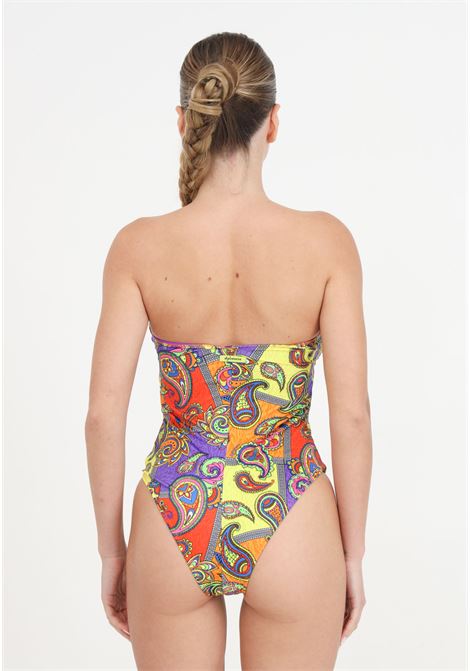 Patterned women's monokini with opening on the front 4GIVENESS | FGBW3826200