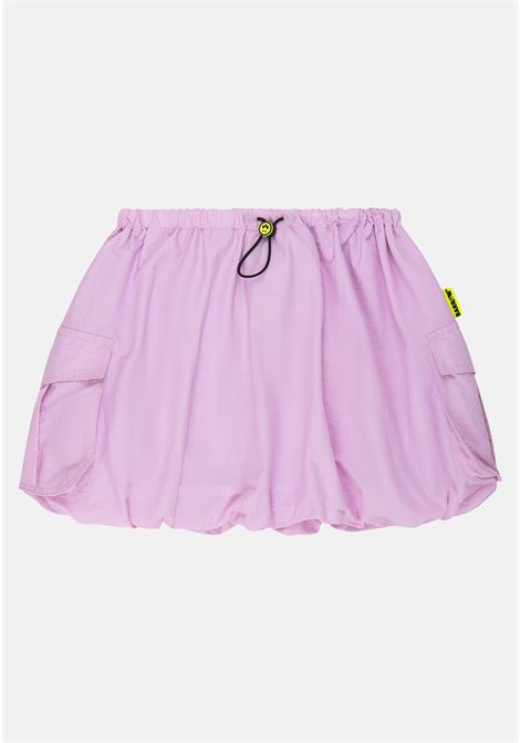 Pink balloon skirt for women and girls with side pockets BARROW | S4BKJGSK049BW014