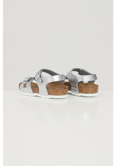 Sandalo argento da neonato Rio Kids BIRKENSTOCK | 1012518.