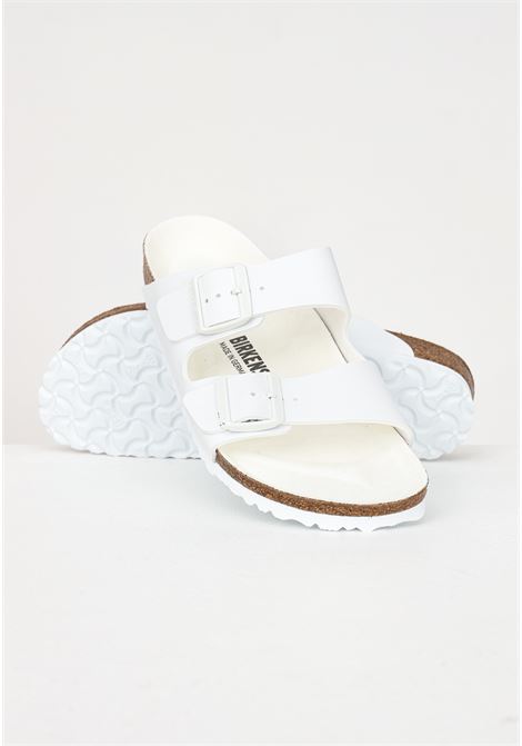 White Arizona slippers for men and women BIRKENSTOCK | 1019046.