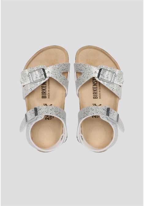 Rio silver sandals for girls BIRKENSTOCK | 1022198.